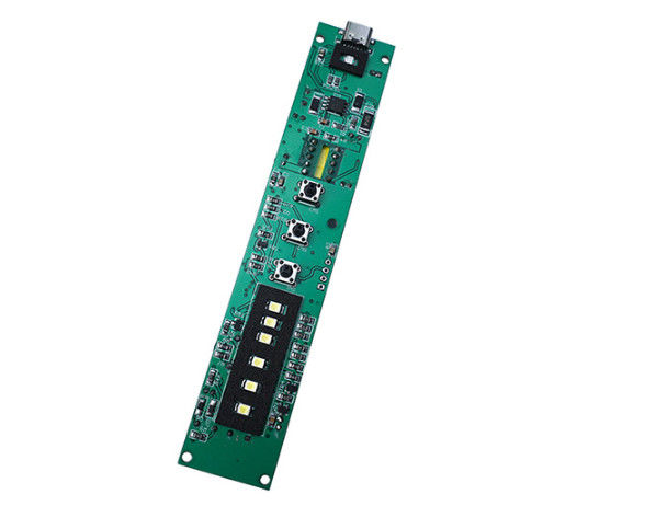 FR-4 একক স্তর PCB ফ্যাব্রিকেশন সমাবেশ ইউএসবি সংযোগকারী সহ আরএফ সৌন্দর্য জন্য